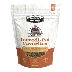 Dr. Pol Incredi-Pol Favorites Crunchy Shell/Creamy Center Chicken Flavor Cat Treats, 5 oz. Bag