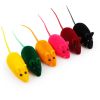 Simulated Mouse Cat Toy For Dog & Cat; Cat Play Toy; Interactive Cat Toys; pack of 3; Random Color; 5.4*1.1in