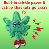 Lil' MJ the Weed Leaf 420 Cat Toy